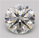 Natural Diamond 8.26 Carats, Round with Excellent Cut, J Color, SI2 Clarity and Certified by GIA