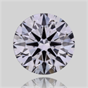 Natural Diamond 0.42 Carats, Round with Excellent Cut, H Color, SI1 Clarity and Certified by GIA