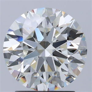 Picture of Natural Diamond 2.09 Carats, Round with Excellent Cut, J Color, VS1 Clarity and Certified by GIA