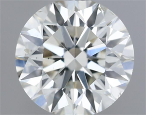 Picture of Natural Diamond 0.40 Carats, Round with Excellent Cut, H Color, SI1 Clarity and Certified by IGI