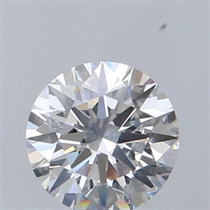 Picture of Natural Diamond 0.40 Carats, Round with Excellent Cut, F Color, I1 Clarity and Certified by GIA