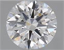 Natural Diamond 0.41 Carats, Round with Excellent Cut, F Color, VS1 Clarity and Certified by GIA