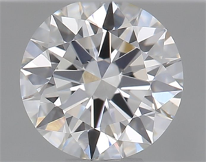 Picture of Natural Diamond 0.41 Carats, Round with Excellent Cut, F Color, VS1 Clarity and Certified by GIA