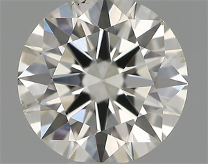 Picture of Natural Diamond 0.50 Carats, Round with Excellent Cut, H Color, SI1 Clarity and Certified by IGI