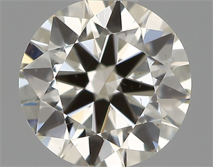 Picture of Natural Diamond 0.51 Carats, Round with Excellent Cut, J Color, VS2 Clarity and Certified by IGI