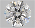 Natural Diamond 2.08 Carats, Round with Excellent Cut, F Color, VVS2 Clarity and Certified by GIA