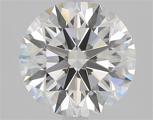 Picture of Natural Diamond 2.08 Carats, Round with Excellent Cut, F Color, VVS2 Clarity and Certified by GIA