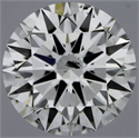 Natural Diamond 0.40 Carats, Round with Excellent Cut, E Color, SI2 Clarity and Certified by GIA