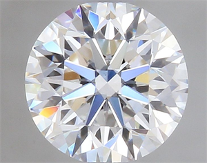 Picture of Natural Diamond 0.40 Carats, Round with Very Good Cut, E Color, VVS2 Clarity and Certified by GIA