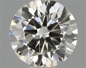 Picture of Natural Diamond 0.40 Carats, Round with Excellent Cut, I Color, VS2 Clarity and Certified by IGI