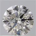 Natural Diamond 0.40 Carats, Round with Very Good Cut, I Color, VS2 Clarity and Certified by GIA