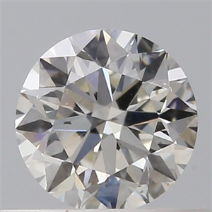 Picture of Natural Diamond 0.40 Carats, Round with Very Good Cut, I Color, VS2 Clarity and Certified by GIA