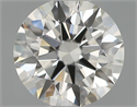 Natural Diamond 0.41 Carats, Round with Excellent Cut, J Color, SI1 Clarity and Certified by GIA