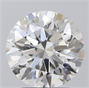 Natural Diamond 3.03 Carats, Round with Excellent Cut, G Color, VS2 Clarity and Certified by GIA