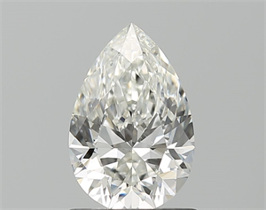 Picture of Natural Diamond 1.01 Carats, Pear with  Cut, I Color, SI1 Clarity and Certified by GIA