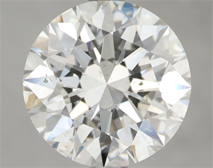 Picture of Natural Diamond 3.02 Carats, Round with Excellent Cut, H Color, SI2 Clarity and Certified by GIA