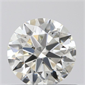 Natural Diamond 0.50 Carats, Round with Excellent Cut, K Color, SI1 Clarity and Certified by GIA