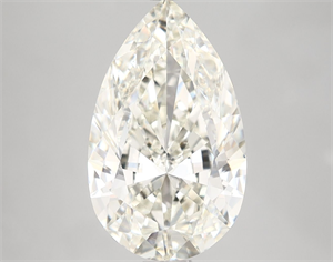 Picture of Natural Diamond 4.01 Carats, Pear with  Cut, J Color, VS1 Clarity and Certified by IGI