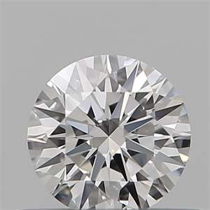 Picture of Natural Diamond 0.40 Carats, Round with Excellent Cut, F Color, IF Clarity and Certified by GIA