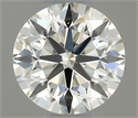 Natural Diamond 0.40 Carats, Round with Excellent Cut, I Color, VS2 Clarity and Certified by GIA