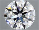 Natural Diamond 0.40 Carats, Round with Very Good Cut, H Color, VS2 Clarity and Certified by GIA