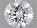 Natural Diamond 0.40 Carats, Round with Excellent Cut, F Color, VVS1 Clarity and Certified by GIA