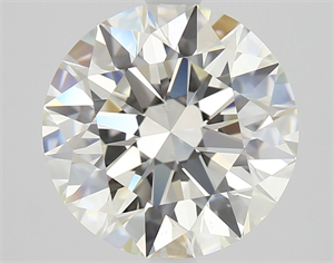 Picture of Natural Diamond 2.51 Carats, Round with Excellent Cut, J Color, VS1 Clarity and Certified by GIA