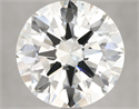 Natural Diamond 5.01 Carats, Round with Excellent Cut, I Color, VS2 Clarity and Certified by GIA