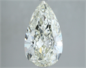 Natural Diamond 2.51 Carats, Pear with  Cut, I Color, VVS2 Clarity and Certified by IGI