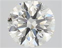 Natural Diamond 3.01 Carats, Round with Excellent Cut, J Color, IF Clarity and Certified by GIA