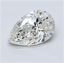 Natural Diamond 2.51 Carats, Pear with  Cut, I Color, VS2 Clarity and Certified by GIA