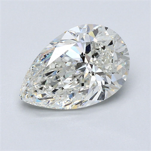 Picture of Natural Diamond 2.51 Carats, Pear with  Cut, I Color, VS2 Clarity and Certified by GIA