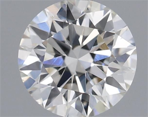 Picture of Natural Diamond 0.40 Carats, Round with Very Good Cut, H Color, VS1 Clarity and Certified by IGI