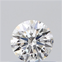 Natural Diamond 0.40 Carats, Round with Excellent Cut, F Color, SI2 Clarity and Certified by GIA