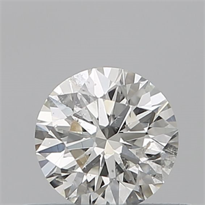 Picture of Natural Diamond 0.40 Carats, Round with Excellent Cut, J Color, SI2 Clarity and Certified by GIA