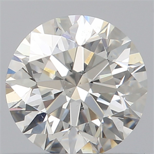 Picture of Natural Diamond 0.45 Carats, Round with Excellent Cut, I Color, SI1 Clarity and Certified by GIA