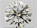 Natural Diamond 0.57 Carats, Round with Excellent Cut, I Color, VS1 Clarity and Certified by IGI