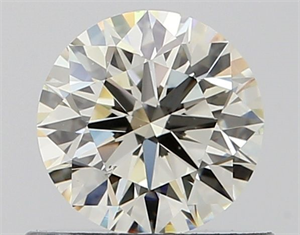 Picture of Natural Diamond 0.57 Carats, Round with Excellent Cut, I Color, VS1 Clarity and Certified by IGI