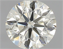 Natural Diamond 0.40 Carats, Round with Excellent Cut, J Color, VVS1 Clarity and Certified by IGI