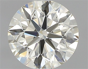 Picture of Natural Diamond 0.40 Carats, Round with Excellent Cut, J Color, VVS1 Clarity and Certified by IGI