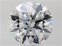 Natural Diamond 4.51 Carats, Round with Excellent Cut, G Color, VS2 Clarity and Certified by IGI