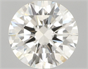 Natural Diamond 0.40 Carats, Round with Excellent Cut, J Color, VVS2 Clarity and Certified by GIA