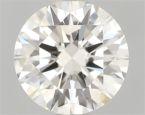 Picture of Natural Diamond 0.40 Carats, Round with Excellent Cut, J Color, VVS2 Clarity and Certified by GIA