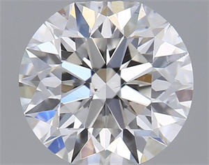 Picture of Natural Diamond 0.44 Carats, Round with Very Good Cut, F Color, SI1 Clarity and Certified by GIA