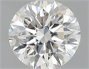 Natural Diamond 0.40 Carats, Round with Excellent Cut, G Color, VVS2 Clarity and Certified by GIA