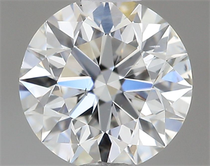 Picture of Natural Diamond 0.40 Carats, Round with Very Good Cut, G Color, SI1 Clarity and Certified by GIA