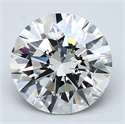 Natural Diamond 3.01 Carats, Round with Excellent Cut, I Color, VS1 Clarity and Certified by GIA