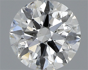 Picture of Natural Diamond 0.50 Carats, Round with Excellent Cut, G Color, SI2 Clarity and Certified by GIA