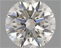 Natural Diamond 0.50 Carats, Round with Excellent Cut, H Color, VS2 Clarity and Certified by IGI