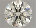 Natural Diamond 1.85 Carats, Round with Excellent Cut, K Color, VVS1 Clarity and Certified by GIA